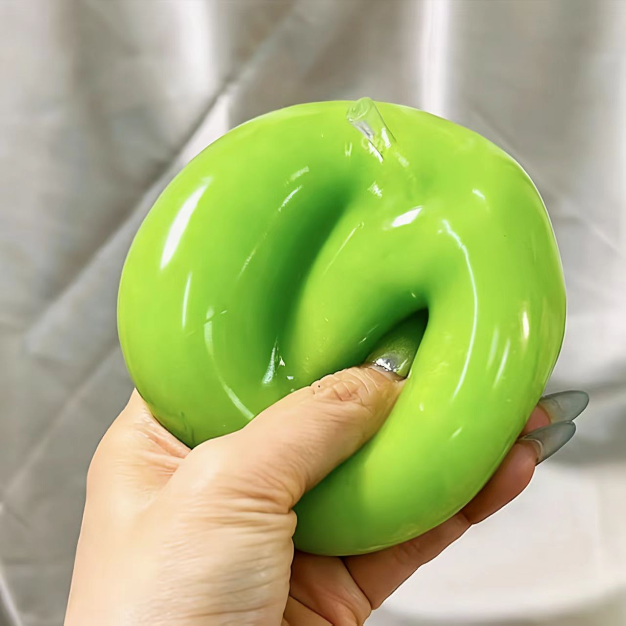 Solid Filled Apple Squishy Fidget Toy(Zero bounce-back)