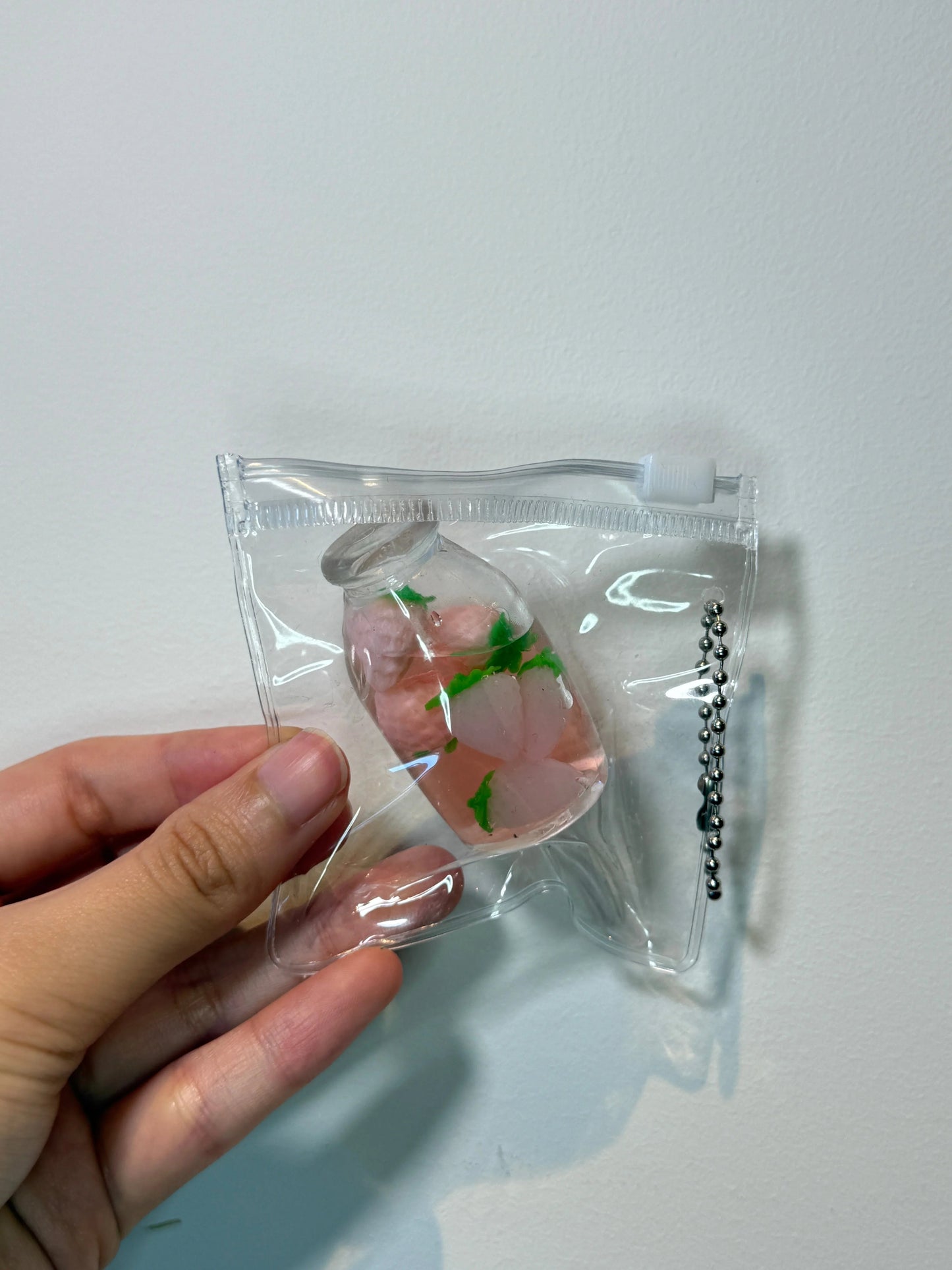 Mini Squishy Bottle KeyChain Sensory Bottle Fidget Toy