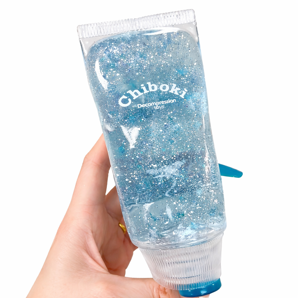 Cute Squeeze Gel Tube Fidget Toy, Soft Squishy Sensory Toy, Slow Rising TPR Squeeze Toy, Clear Plain Gel Stre