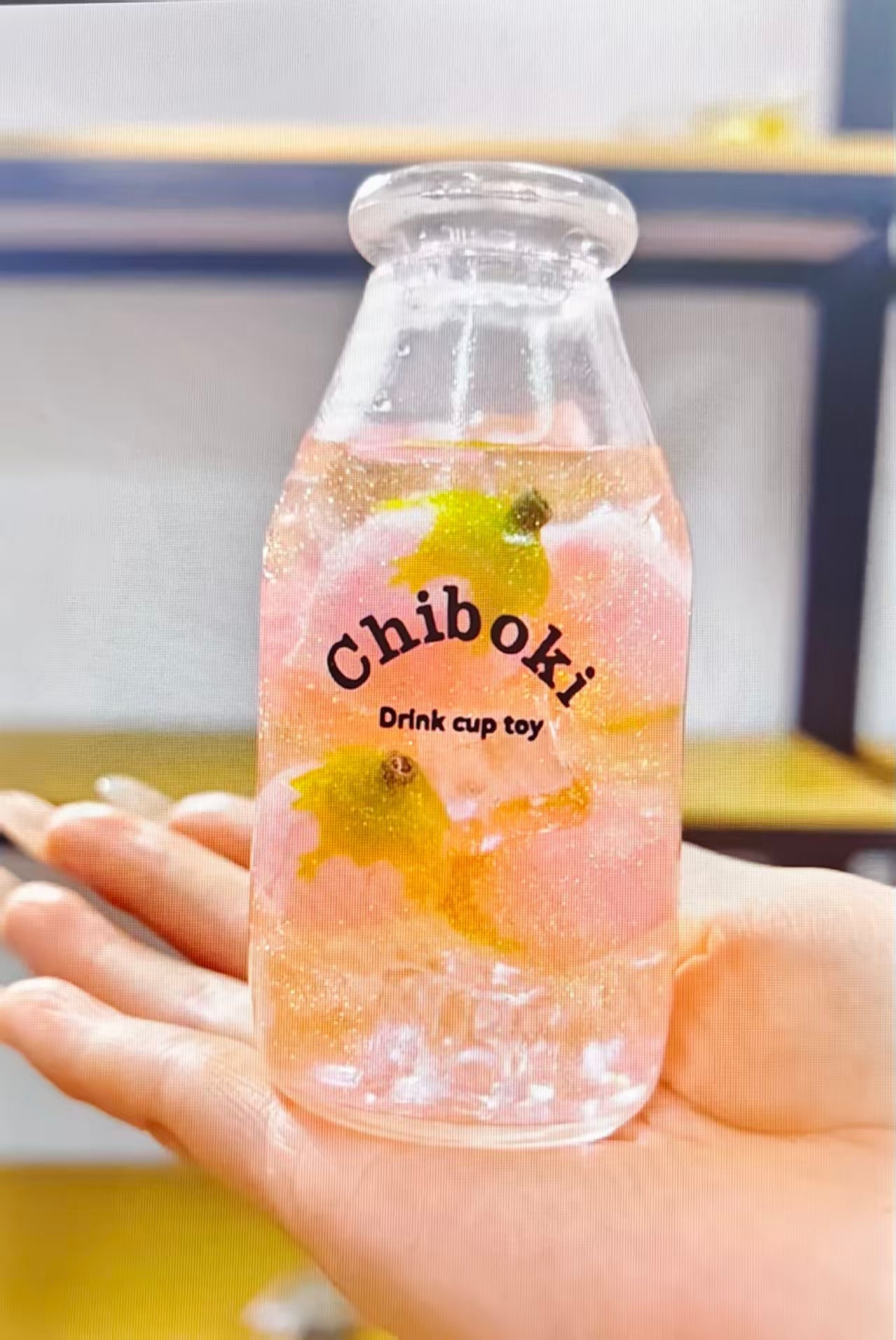 Galaxy(Galaxy Burst) + Hinatsu Bottle Squishy Fidget Toy