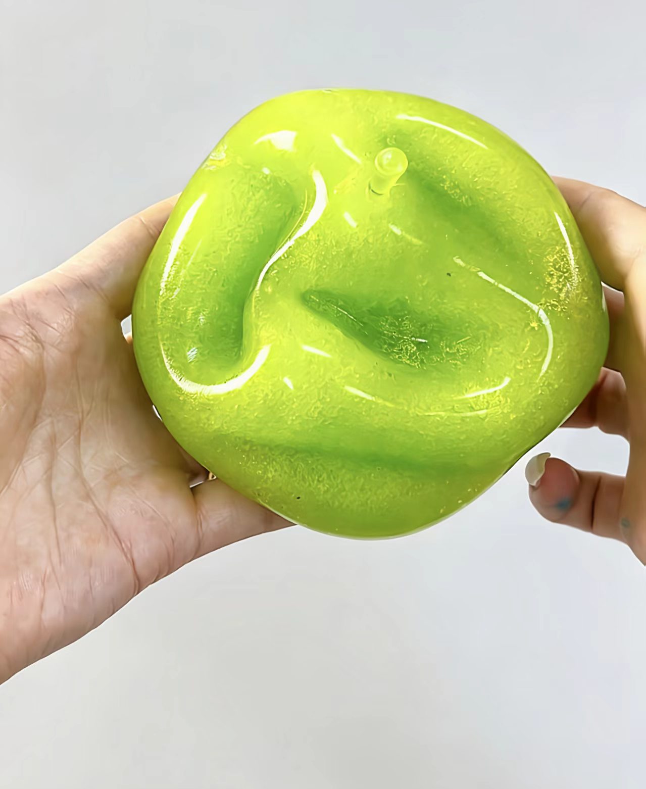 Green Slushy Apple (Zero bounce-back) Squishy Fidget Toy(12-15 Days Wait)