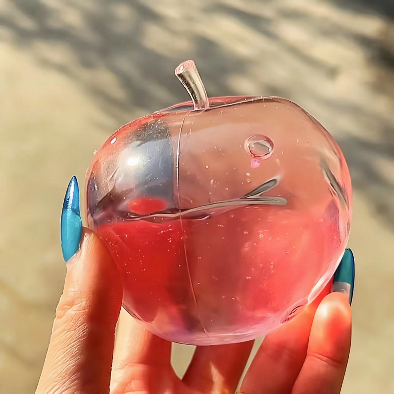 Glittery Apple (Zero bounce-back) Squish Fidget Toy