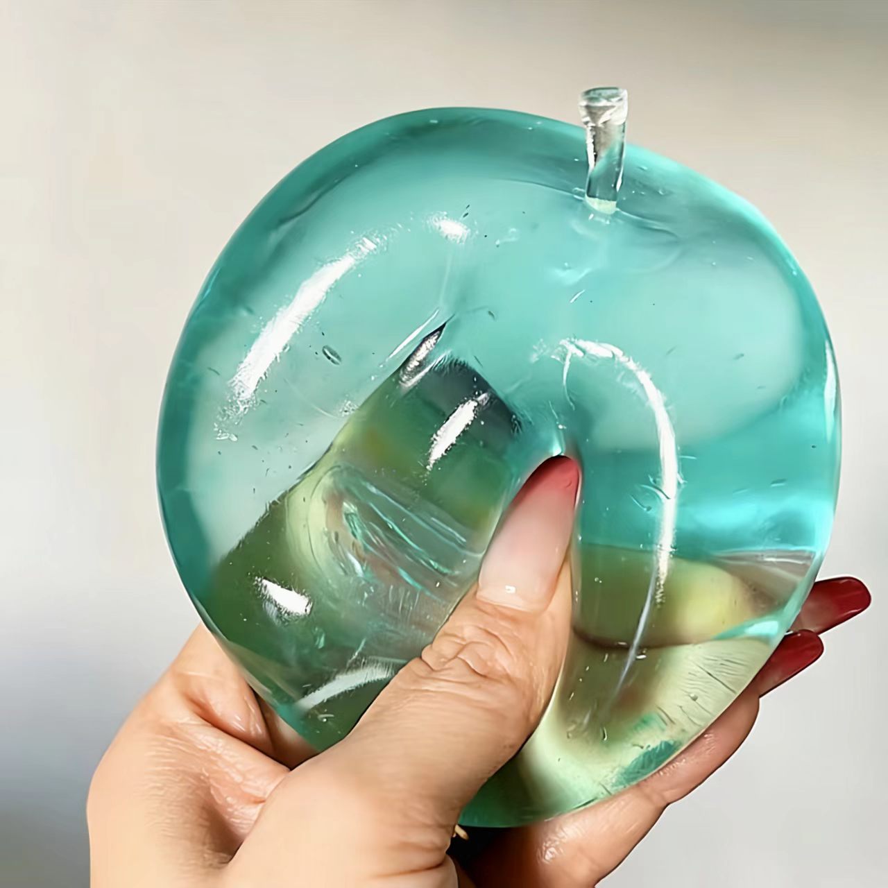 Blue Ocean Crystal Ball Apple (Zero bounce-back) Squishy Fidget Toy(10 Days Wait)