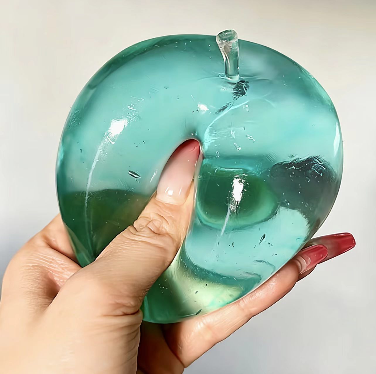 Blue Ocean Crystal Ball Apple (Zero bounce-back) Squishy Fidget Toy(10 Days Wait)