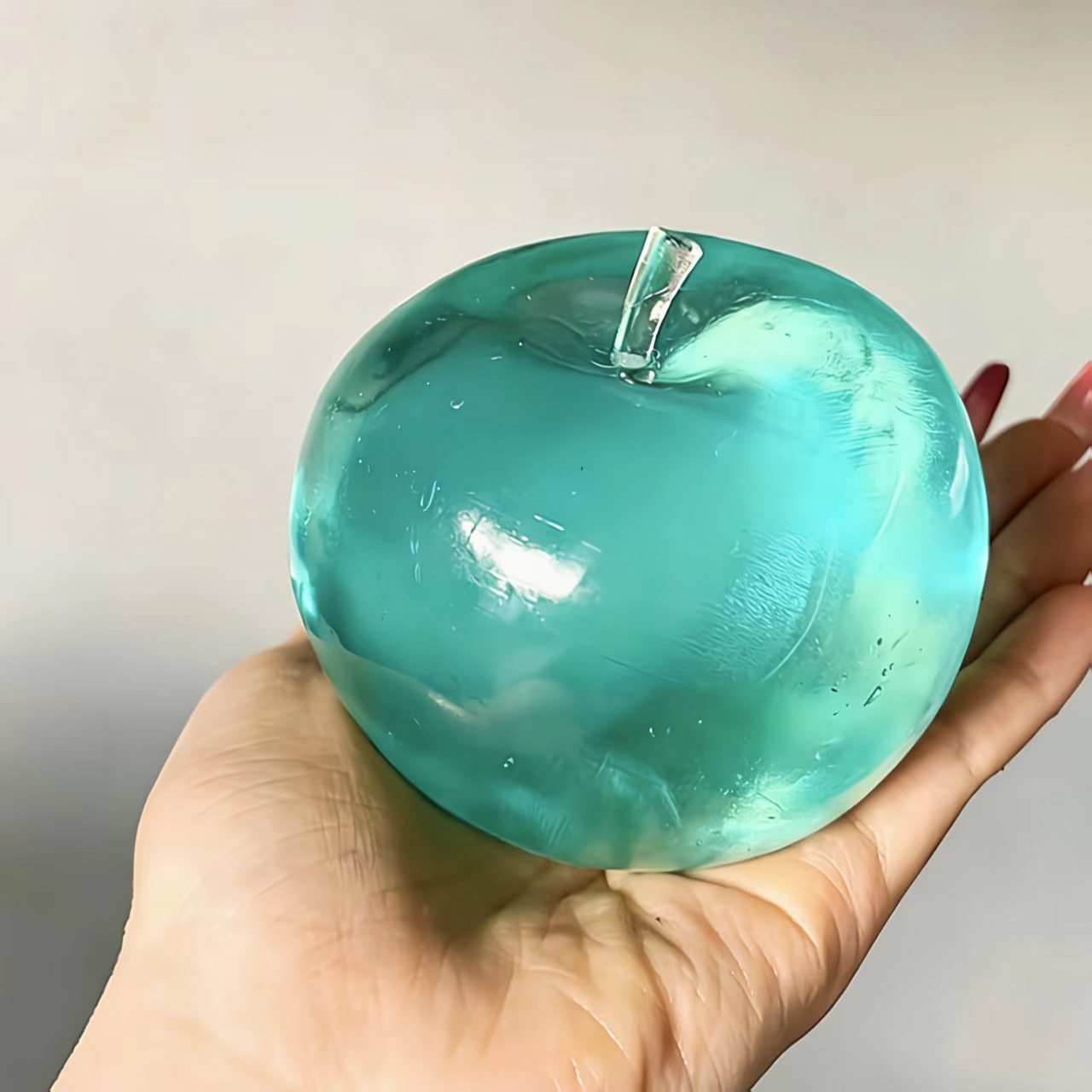 Blue Ocean Crystal Ball Apple (Zero bounce-back) Squishy Fidget Toy(10 Days Wait)