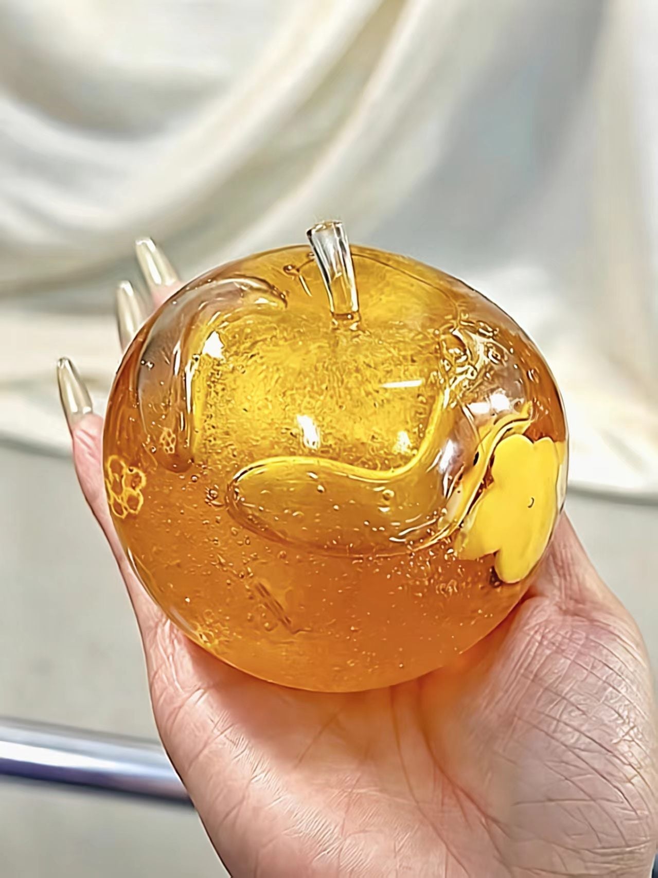 Honey Comb Apple Squishy Fidget Toy