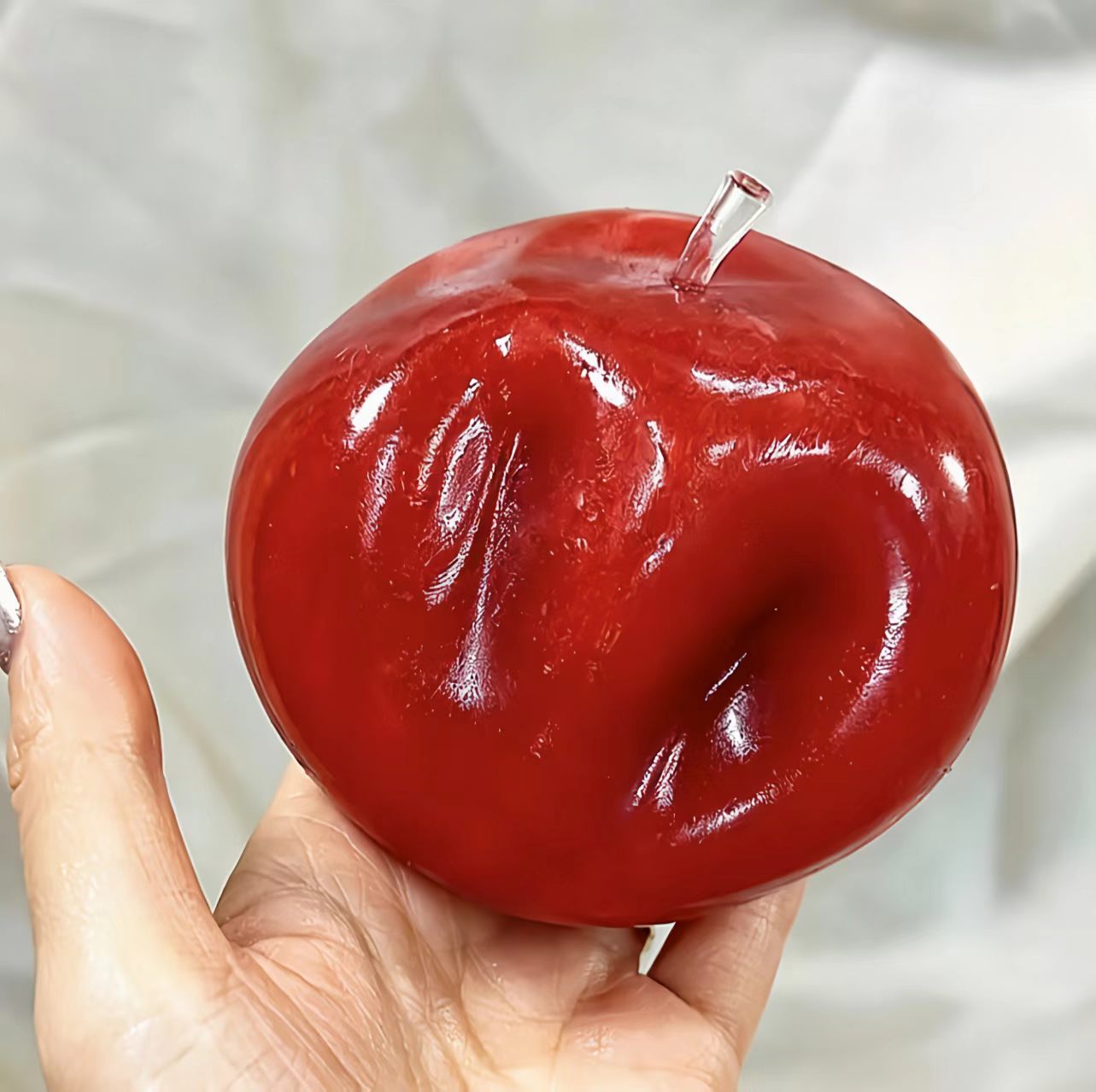 Solid Filled Apple Squishy Fidget Toy(Zero bounce-back)