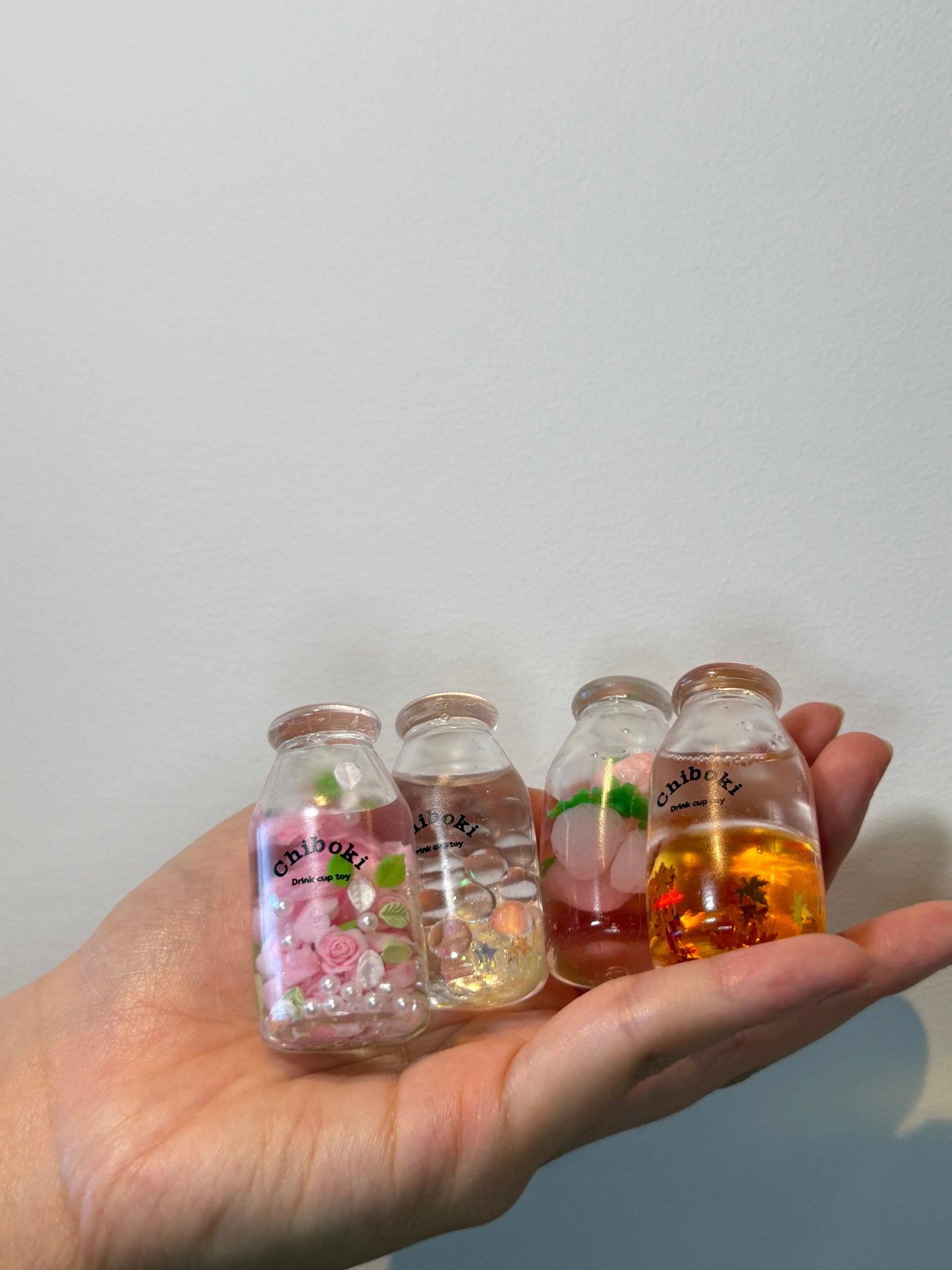 Mini Squishy Bottle KeyChain Sensory Bottle Fidget Toy