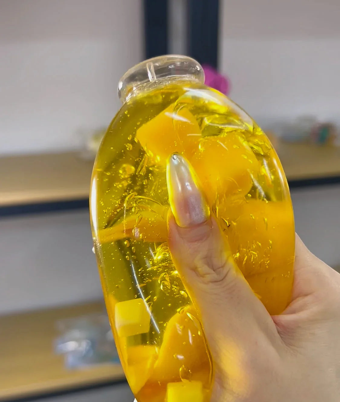 Galaxy(Galaxy Burst) + Hinatsu Bottle Squishy Fidget Toy