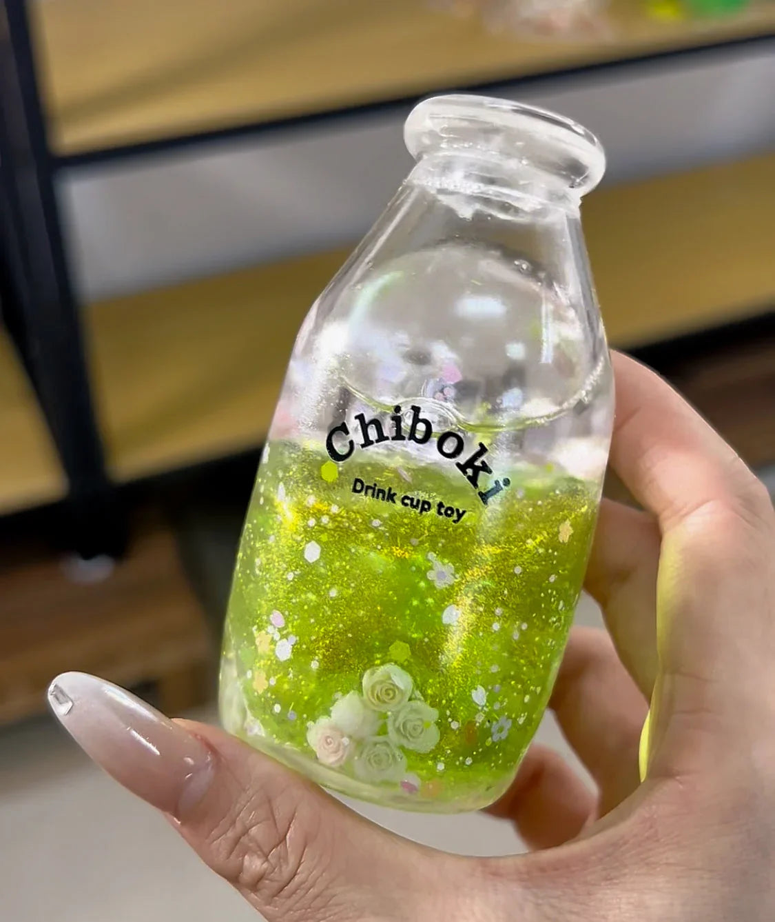 Galaxy(Galaxy Burst) + Hinatsu Bottle Squishy Fidget Toy
