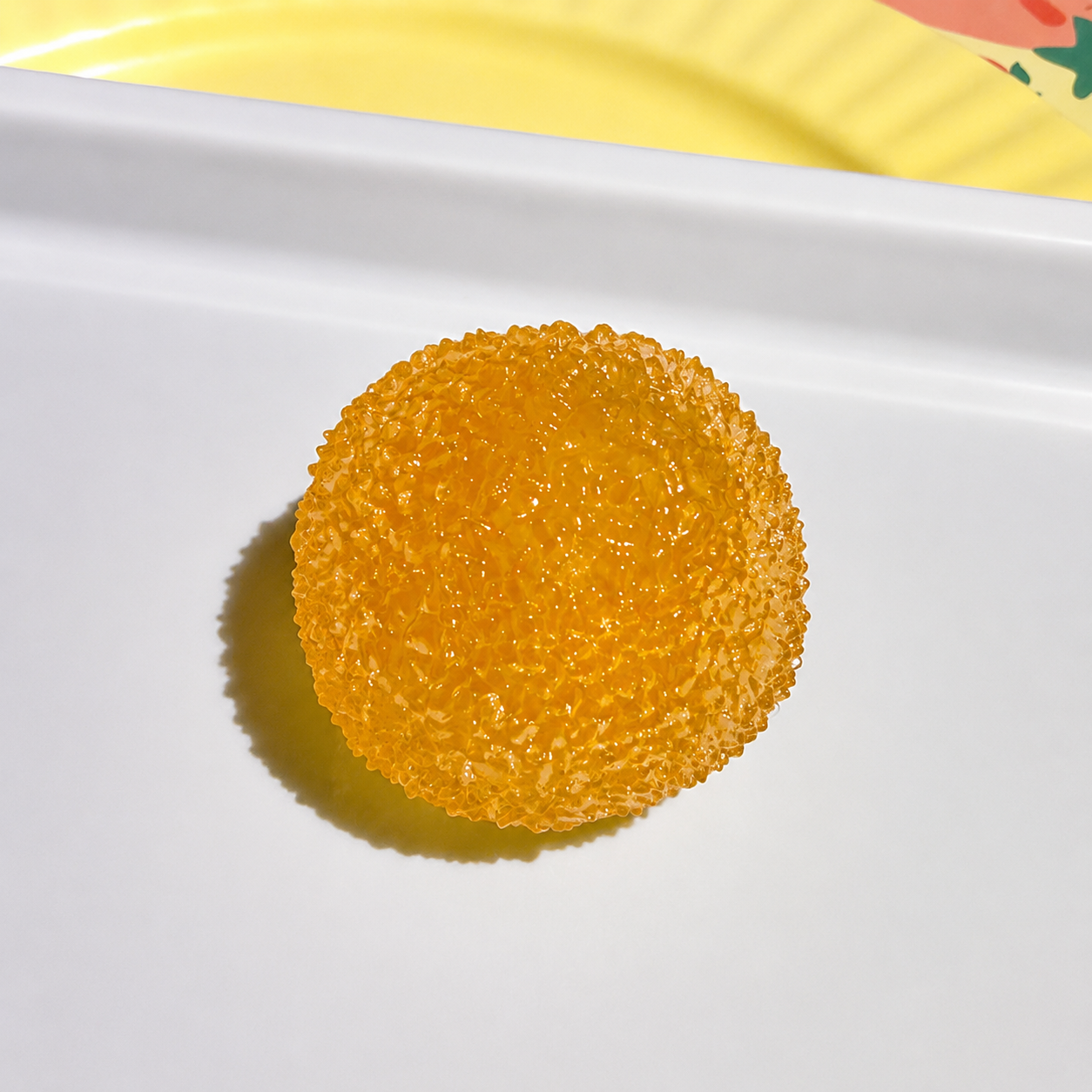 Mochi Ice Sand Crunchy Squishy Ball - Soft TPR Stress Relief Fidget Toy, ASMR Satisfying Sound, Moldable An